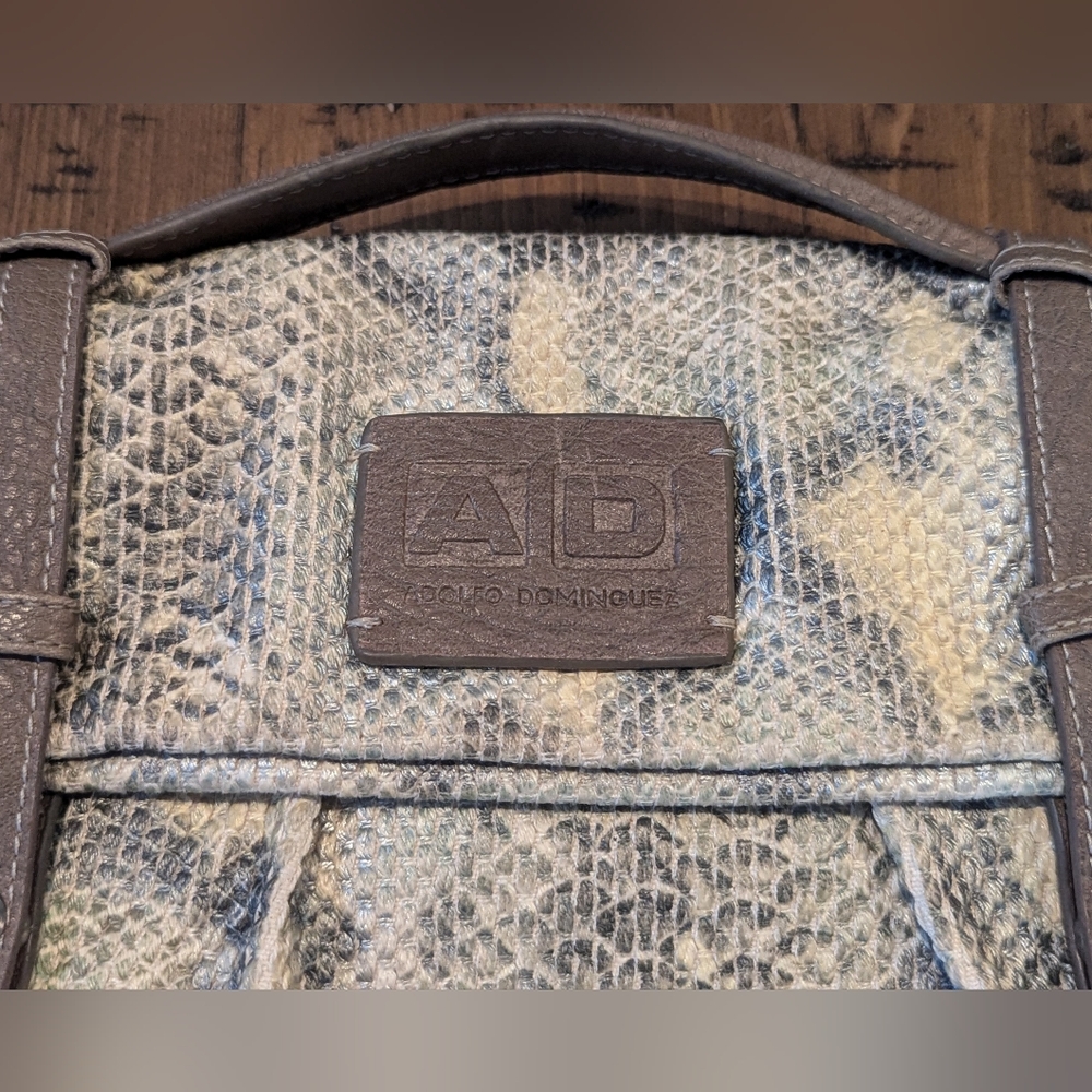 A.D.- Python/Snake Pattern Bag - image 2